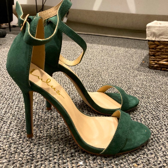 forest green heels